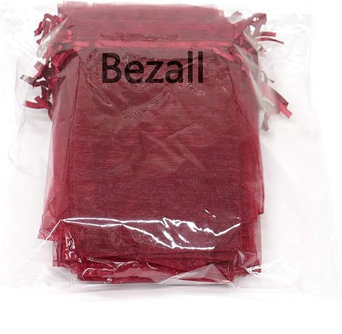 Miniatura 189 de Dealglad 100pcs Drawstring Organza bolsas de joyería caramelo para fiestas, casamientos, regalos Negro