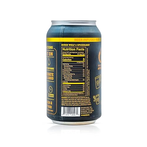 Miniatura 9 de Spiceology & Derek Wolf - Hickory Peach Porter - Mastices para barbacoa con infusión de cerveza, especias y condimentos. Uso en pollo, costillas,
