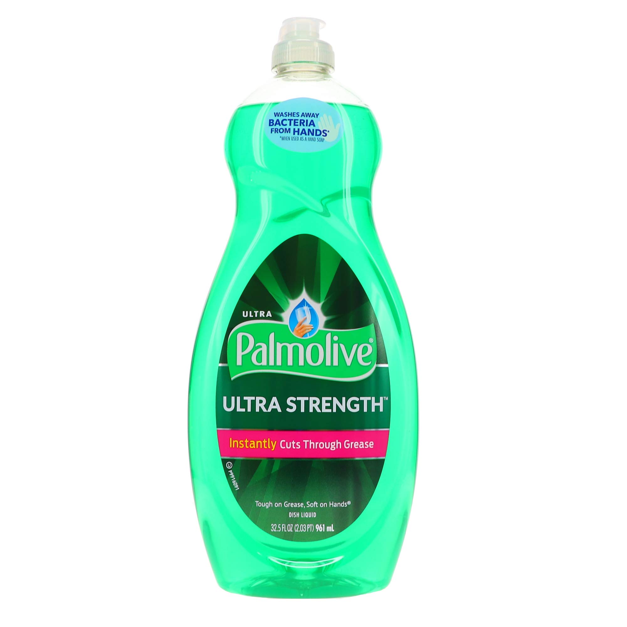 Palmolive Ultra Strength Liquid Dish Soap, Original Green, 32.5 Fluid Ounce (Packaging May Vary)