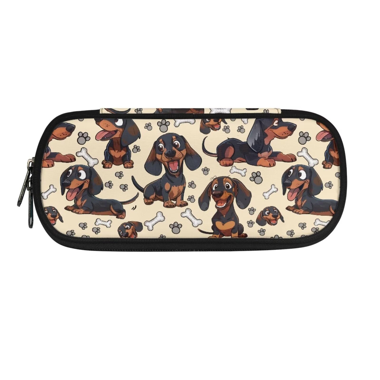 xixirimido Dachshund Dog Kids Pencil Case Bag Back to School Supplies Pen Box — image 1