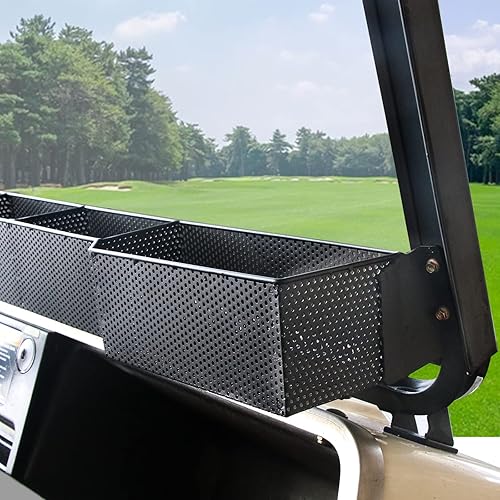 Miniatura 5 de Cesta de almacenamiento interior frontal para carrito de golf para Club Car DS Precedent, EZGo RXV TXT, organizador de bandeja de almacenamiento