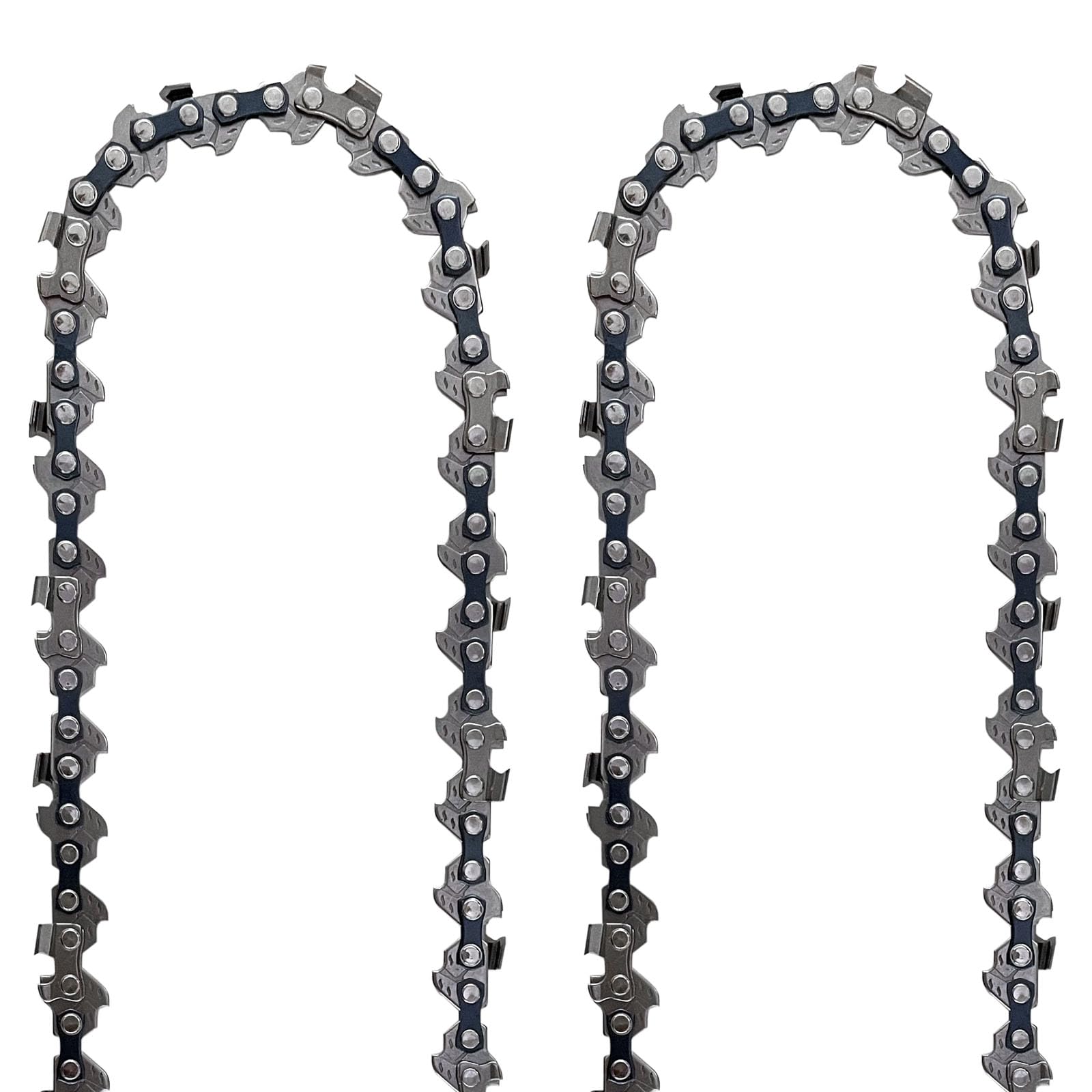 2 x Sägekette 20 cm 3/8'' 1,1 mm, Kettensäge Kette kompatibel für Bosch GKE 18V-20, kettensägenketten kompatibel mit GKE 18V-20