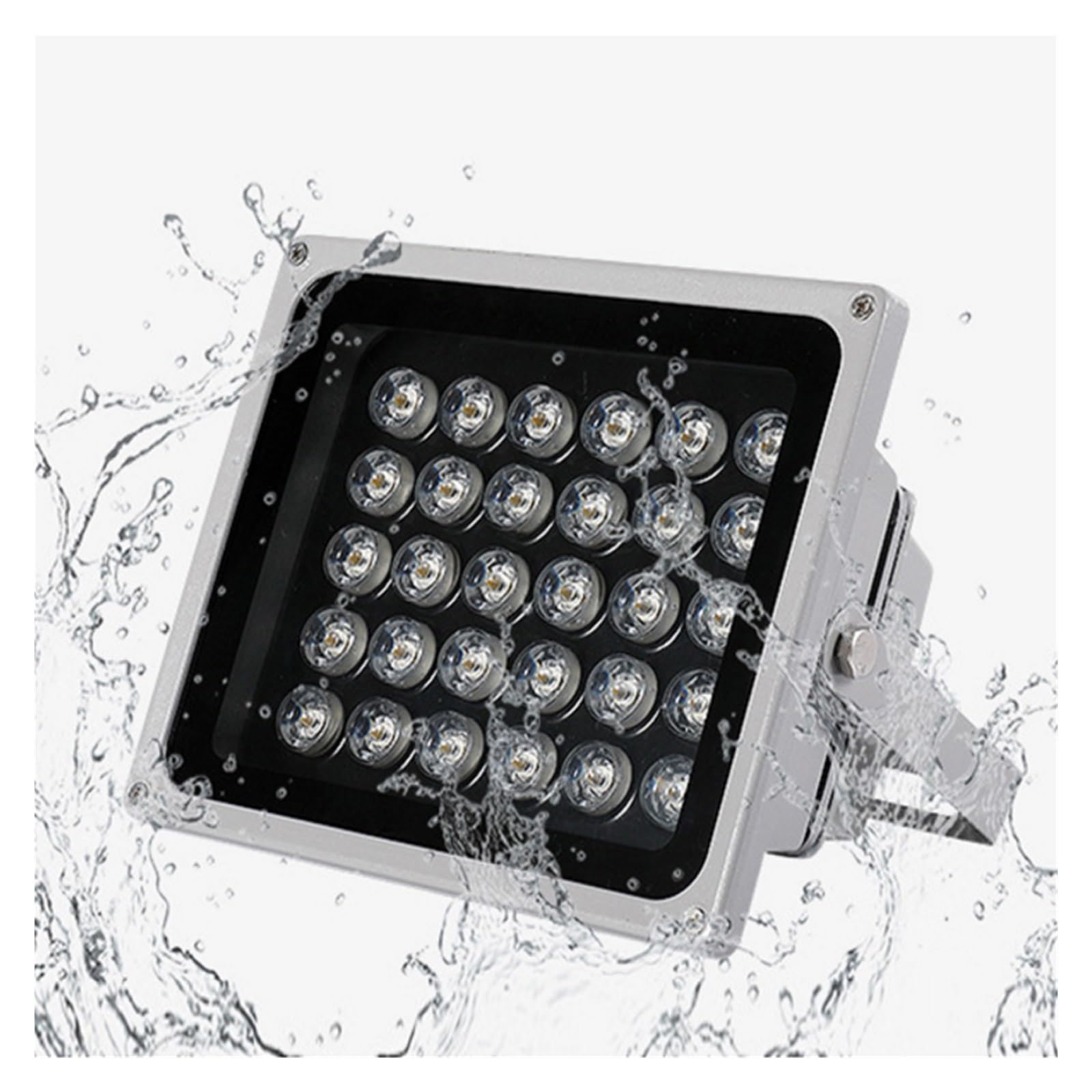 Feux de sécurité AC85-260V RGB LED Projecteur IP68 Étanche Extérieur Projecteur Réflecteur Mur Projecteur Lampe 6w 12w 20w 30w 50w 100w For Jardin pour terrasse, jardin ( Color : Green , Size : WITH G