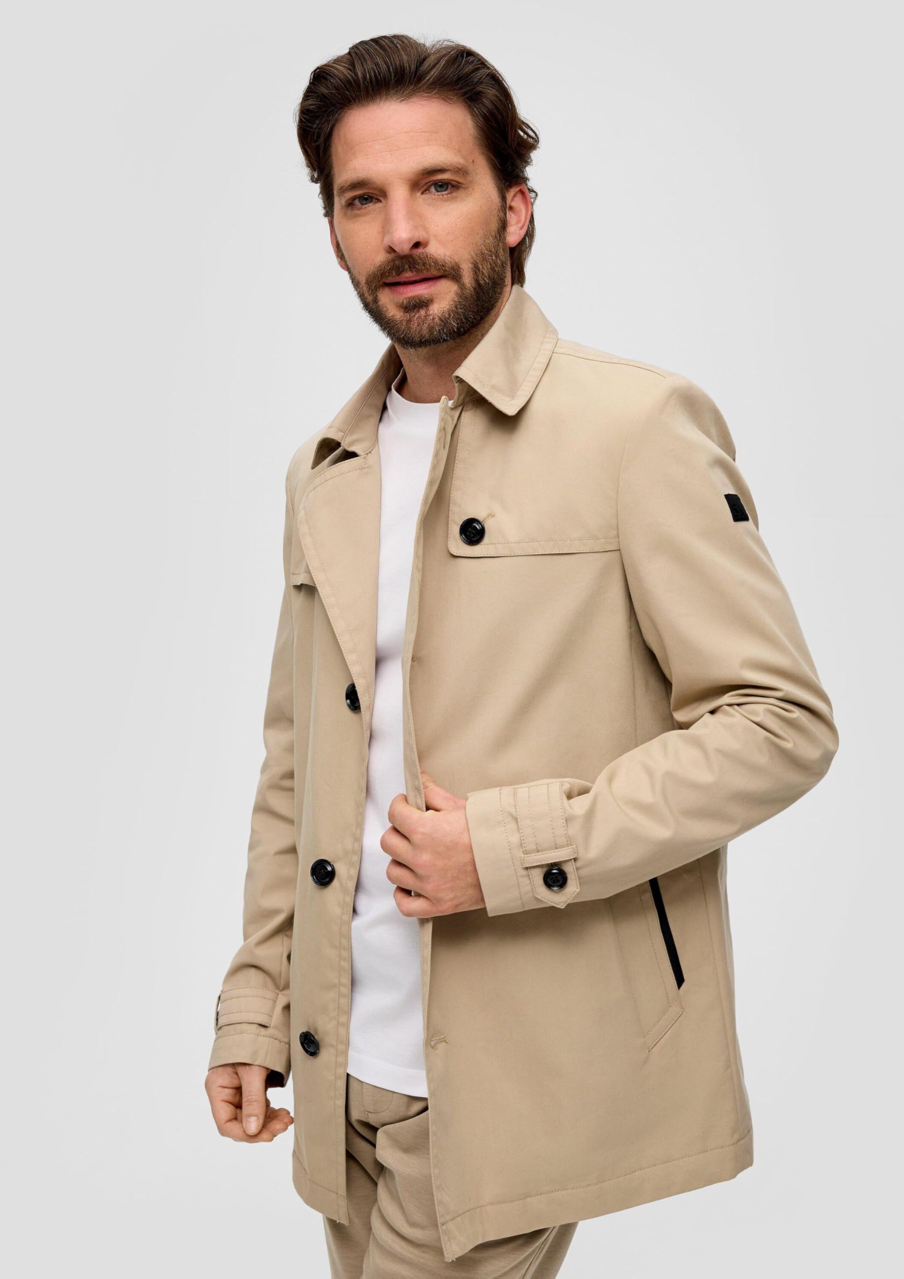 s.Oliver Trenchcoat aus Baumwollmix