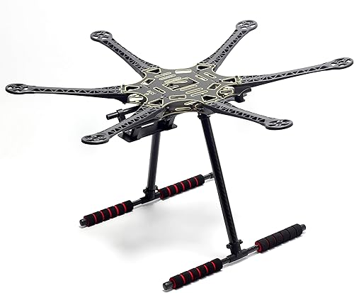 Miniatura 6 de Kit de marco Hexacopter S550 6-Axis Drone Flame con tren de aterrizaje de fibra de carbono