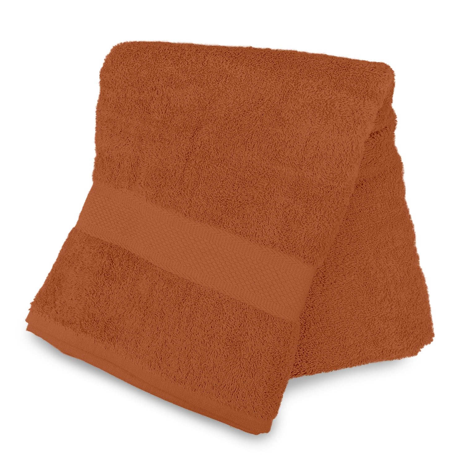 Soleil d'ocre Cotton Bath Towel 500 g/m2 100 x 140 cm Lagune Terra, Orange