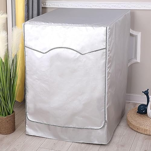 Miniatura 3 de Cubierta para lavadorasecadora para lavadora de carga frontal, impermeable, a prueba de polvo, resistente al sol y a los rayos UV, para exteriores