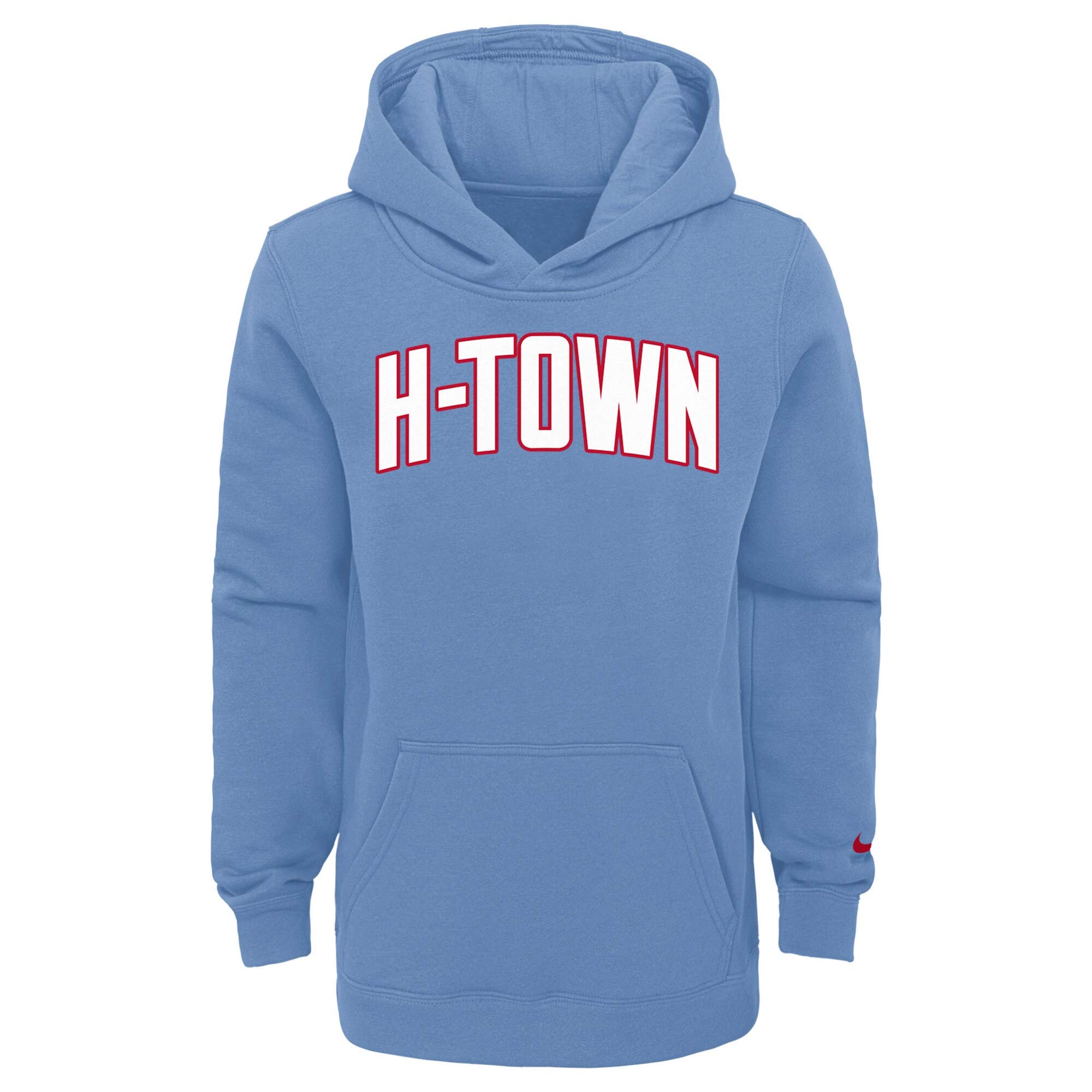 Outerstuff NBA Youth 8-20 City Edition Essential Pullover Sweatshirt Hoodie (Houston Rockets Blue, Small)