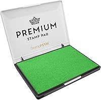 Vista 52 de Almohadilla de sello prémium tamaño mediano 3 x 4 pulgadas – para sellos de goma tradicionales – Almohadilla de fieltro color rosa