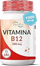 VitaminPure VITAMINA B12 1000mcg ad Alto Dosaggio, 180 Micro-Compresse di B12 Vitamina, Migliora il Metabolismo Energetico, Sistema Immunitario, Stanchezza e Affaticamento