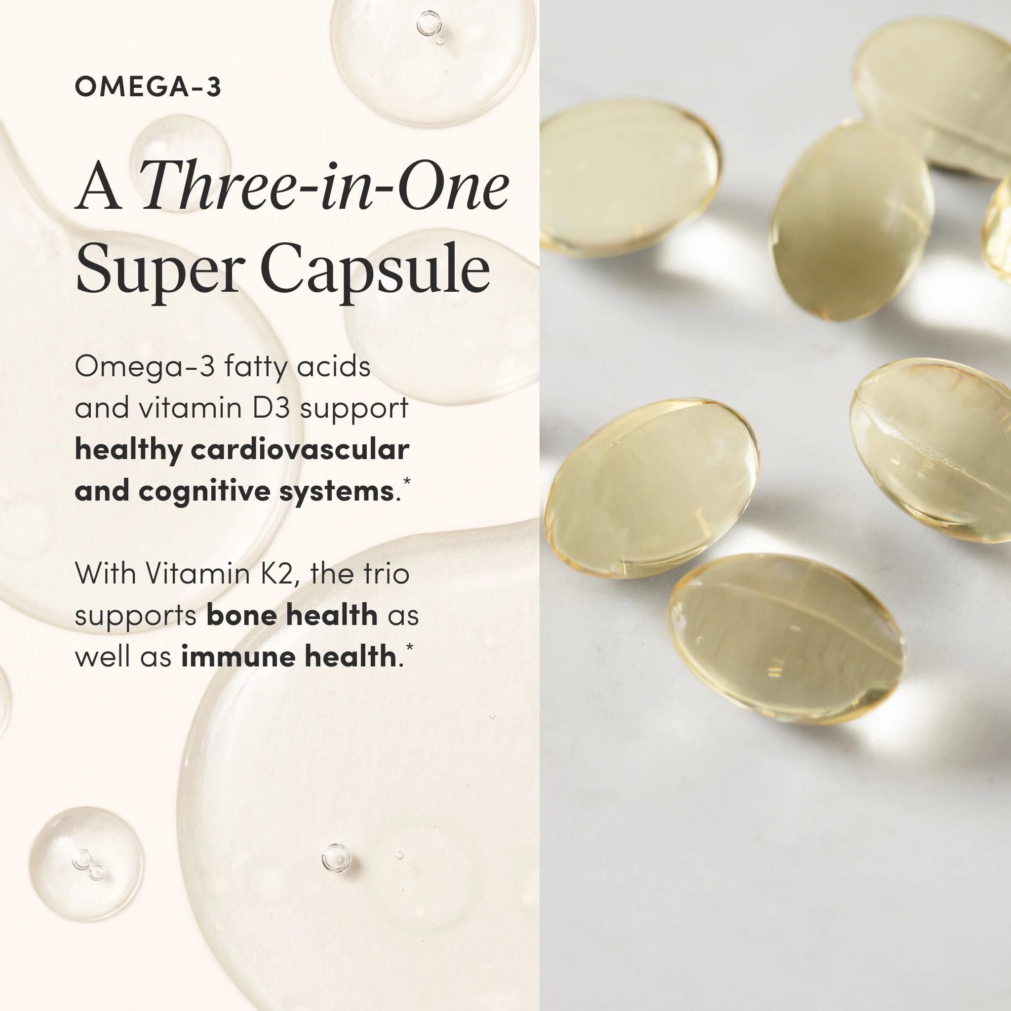 The 'Pause Life Omega 3, Vitamin D3 & K2 Fish Oil Supplement, 120 Softgels — Amazon image 6