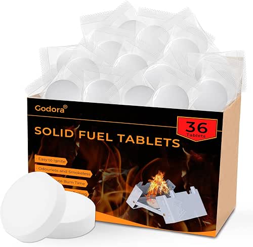Solid Fuel Tablets - Compact Size, High Energy, Safe and