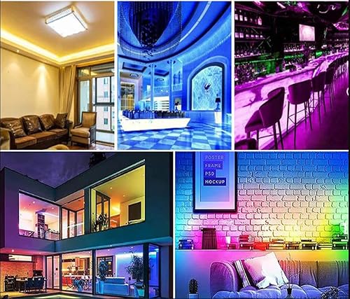 Miniatura 4 de SUYOOULIN Tira de luces LED 85 pies820ft súper brillante 10000LM 2835 180 LEDsSM tiras de luz LED alto voltaje AC110V-130V Waterpoof IP68 LED Home