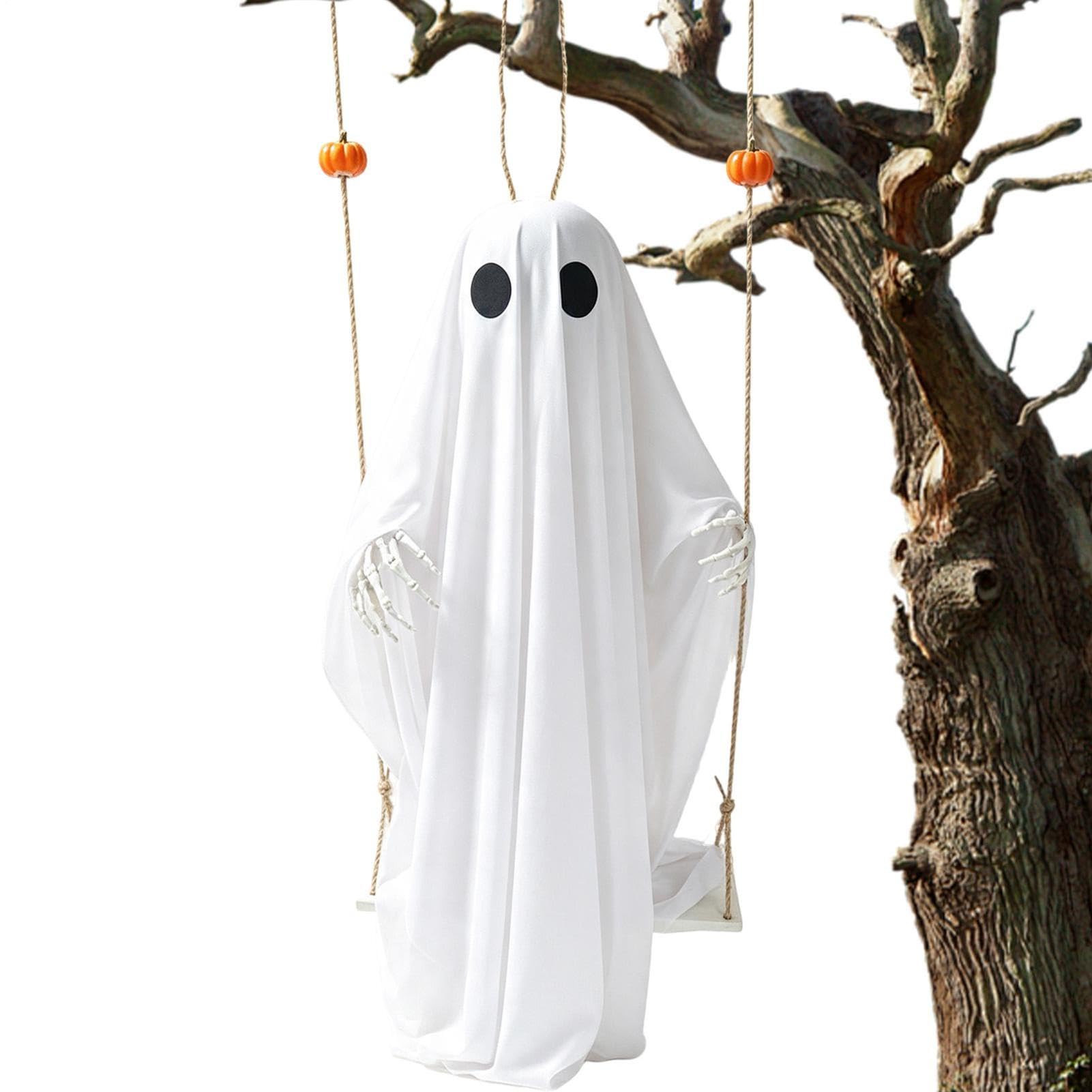 Halloween Duch na zewnątrz kołyszący się duch ze zdalnie sterowanymi