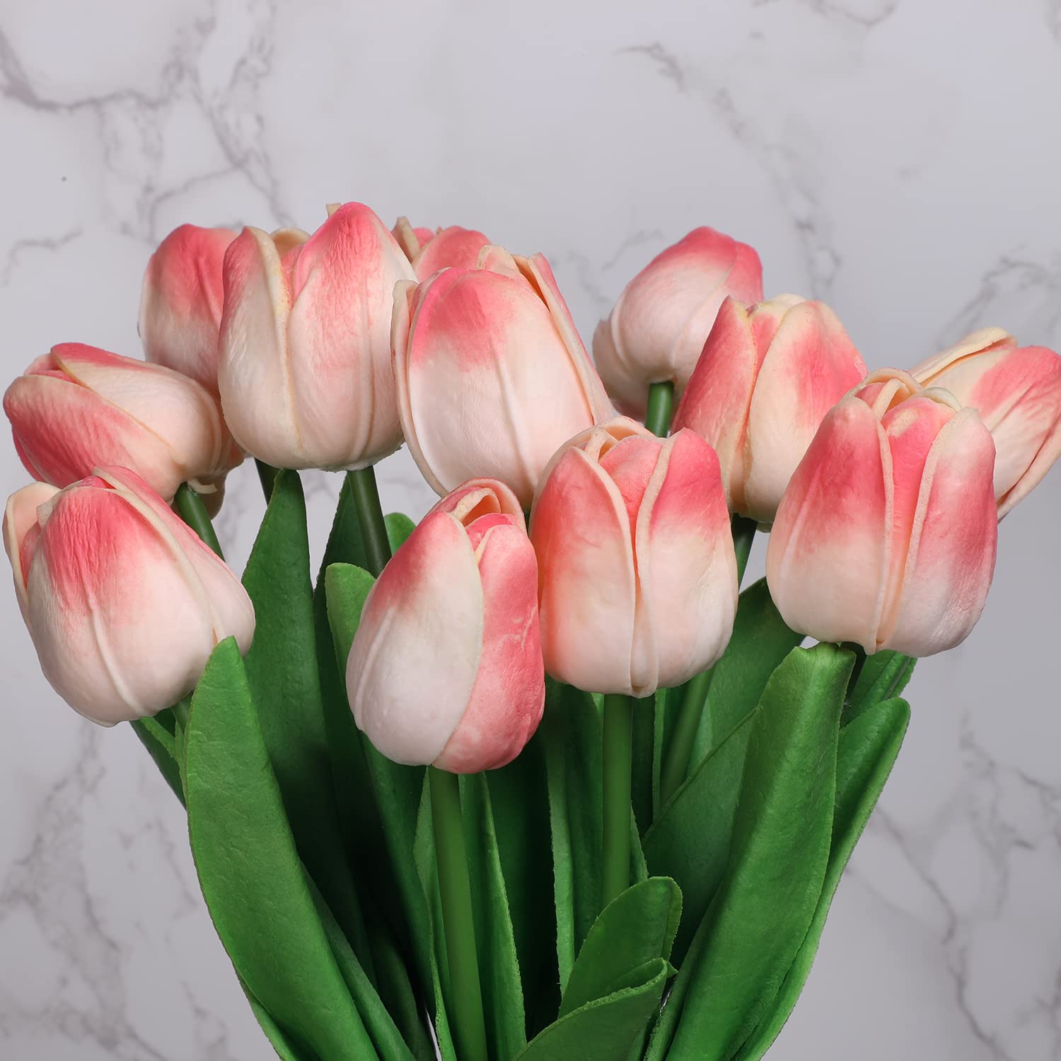 Tulipani Artificiali Multicolore Amajoy - 24 Pezzi, Perfetti Per Decorazioni E Bouquet - Foto 3