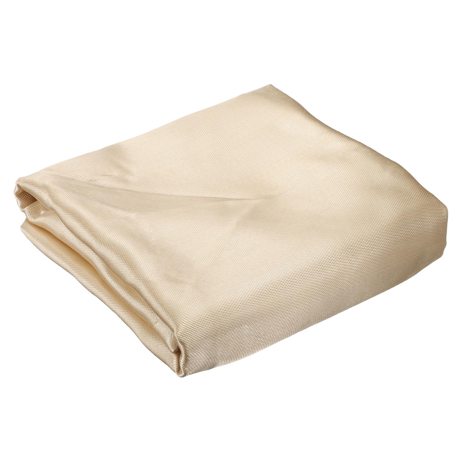 QUARKZMAN Manta De Soldadura Ignífuga 240x180 Cm, Tela De Fibra De Vidrio Resistente Al Calor, Manta Protectora contra El Fuego, Suministros De Protección, 0.6 Mm De Grosor, Dorado