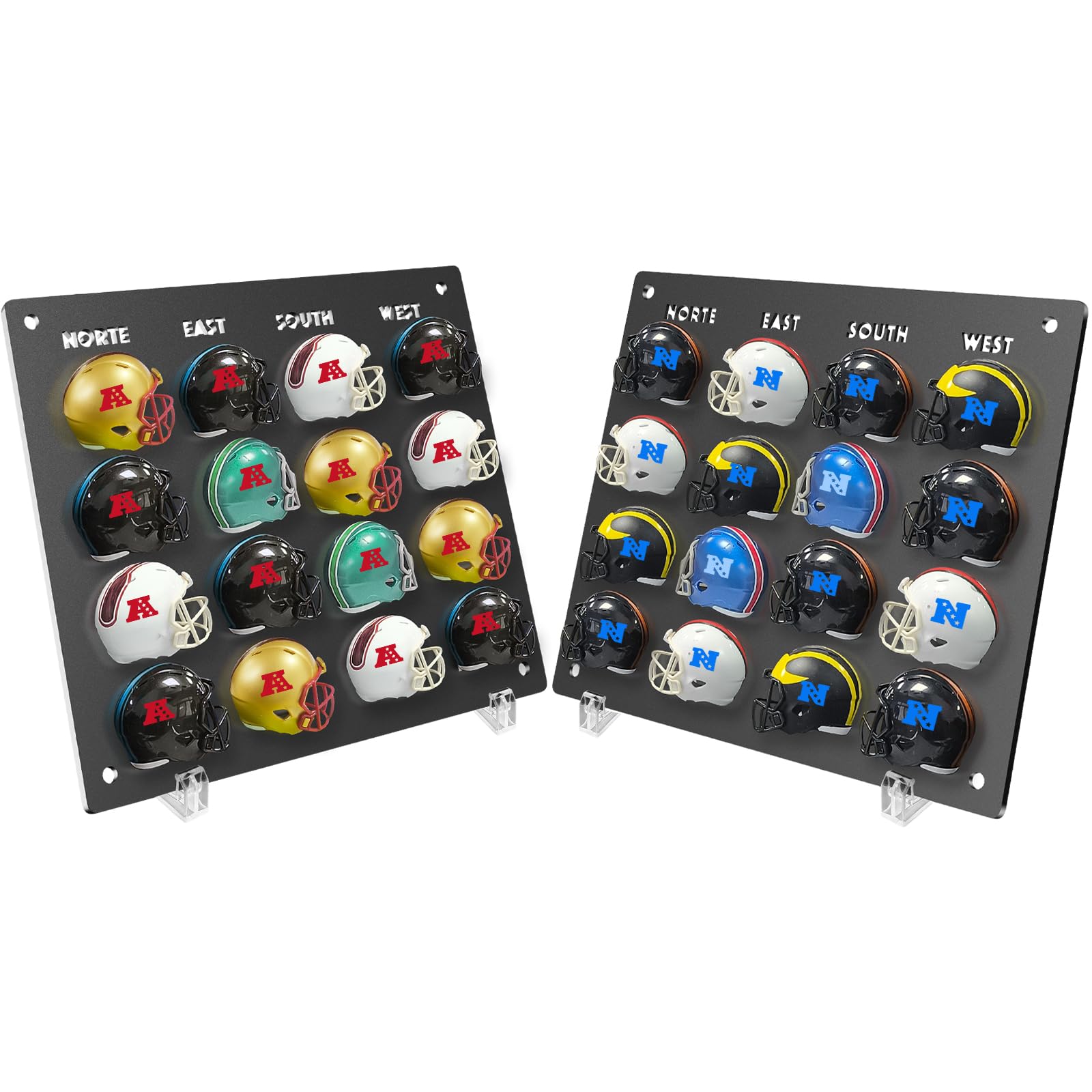2 Piece Mini Helmet Display Racks