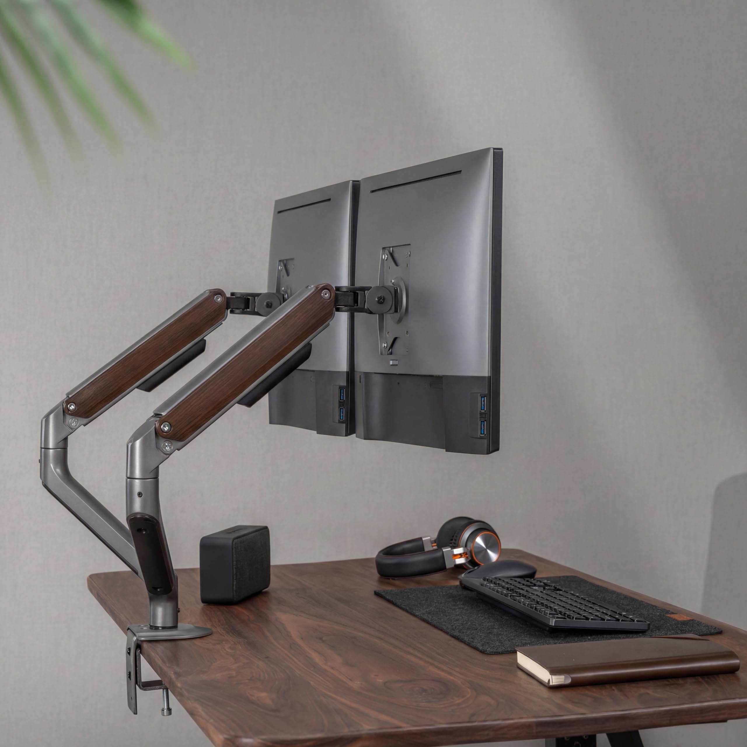 Balanced Pro Motion Arm S27.2 | Premium Spring Assisted Dual Monitor Arm | Adjustable Monitor Stand for 17-32" Monitors-image-27