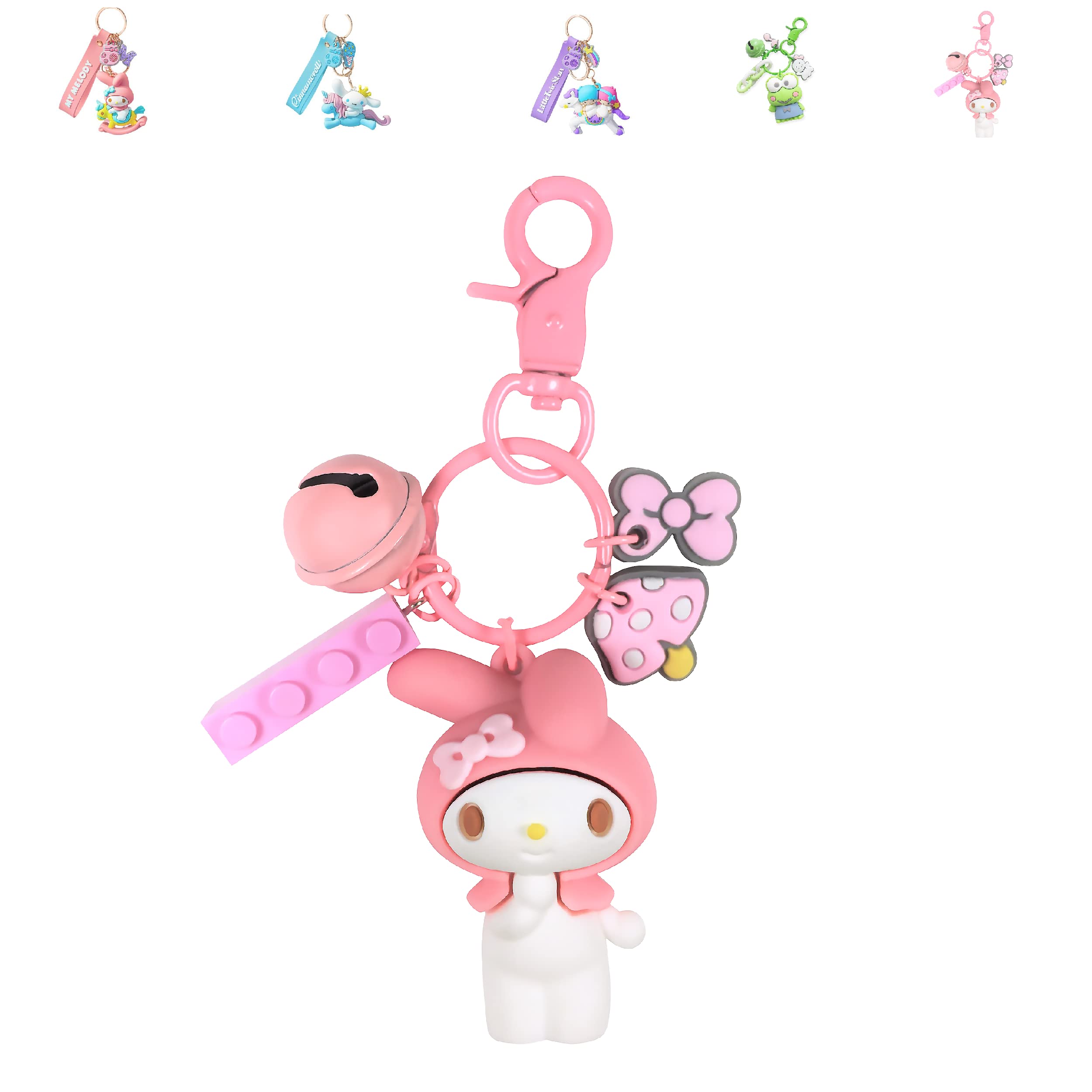 Buy Cute Kawaii Keychain, Anime Cartoon Key Chain My Melody Kuromi