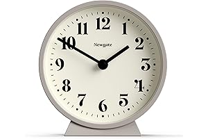 Theatre Mantel Clock - Silent Sweep 'No Tick' Mantel Clock - Small...