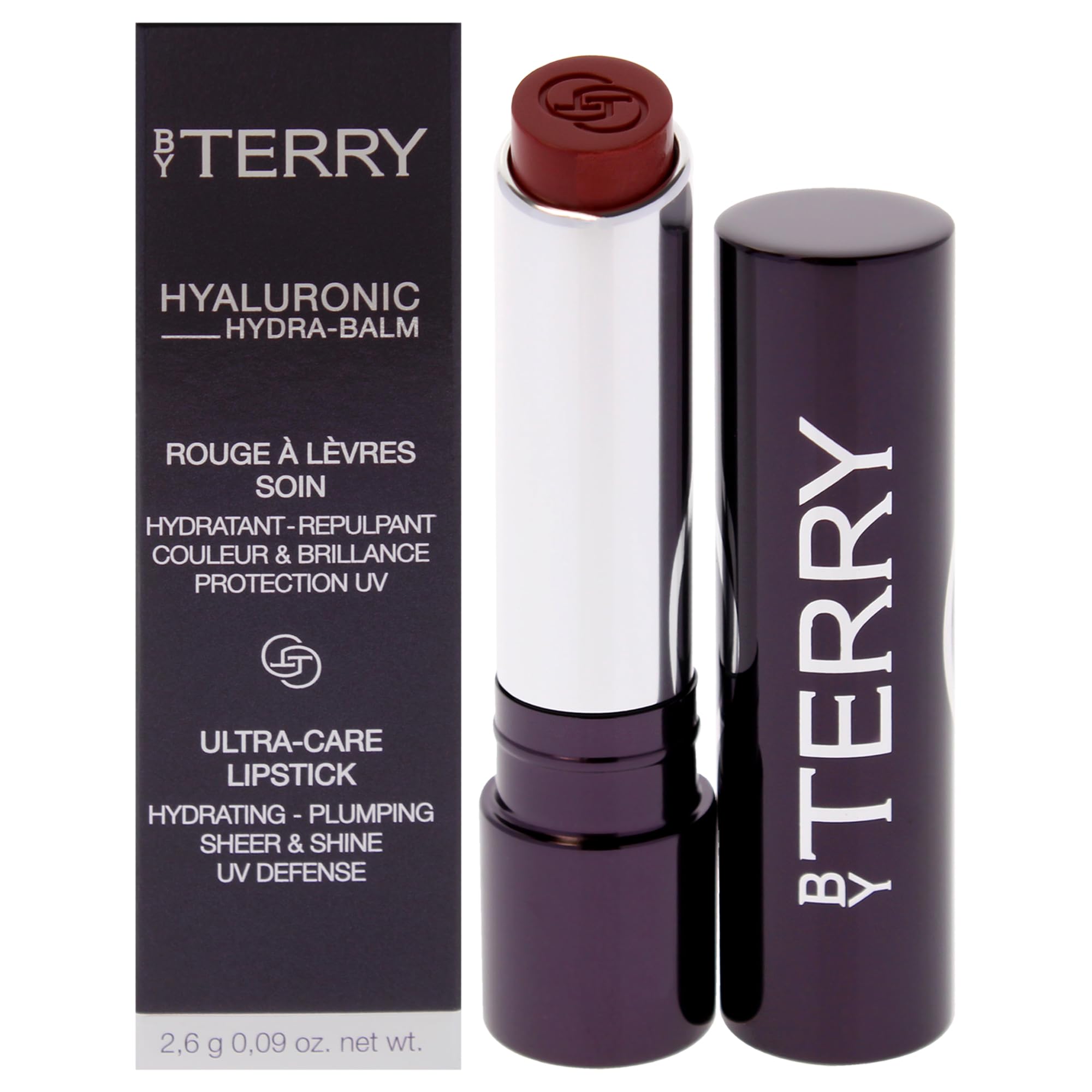 By Terry Hyaluronic Hydra-Balm Hydrating Lipstick, For Soft, Plump Lips, UV Defense, Add Color & Shine, Vegan, Love Affair