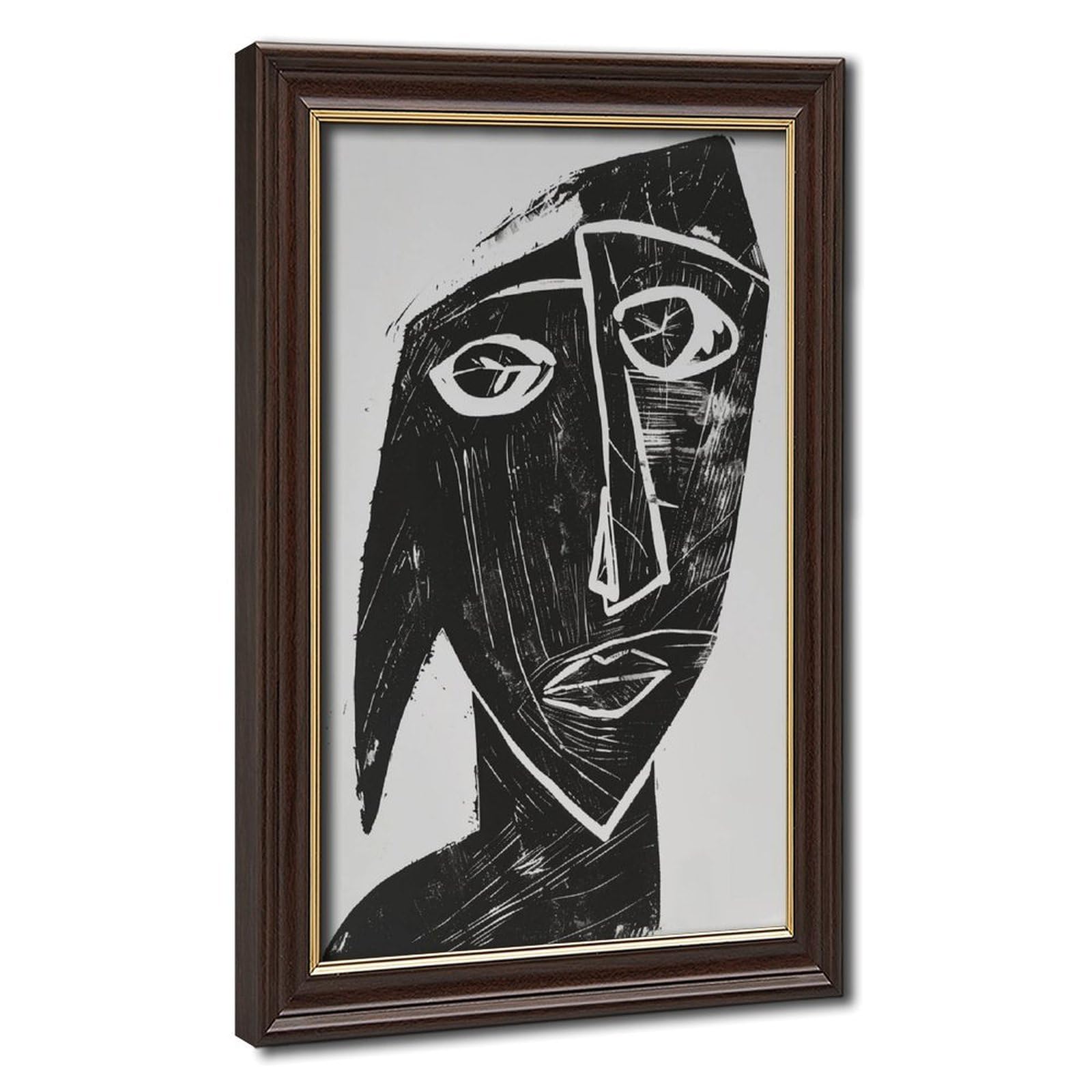 Bareronor Abstract Cubist Poster Canvas Poster Bedroom Decor Landscape Office Room Decor Gift 24" L X 36" W