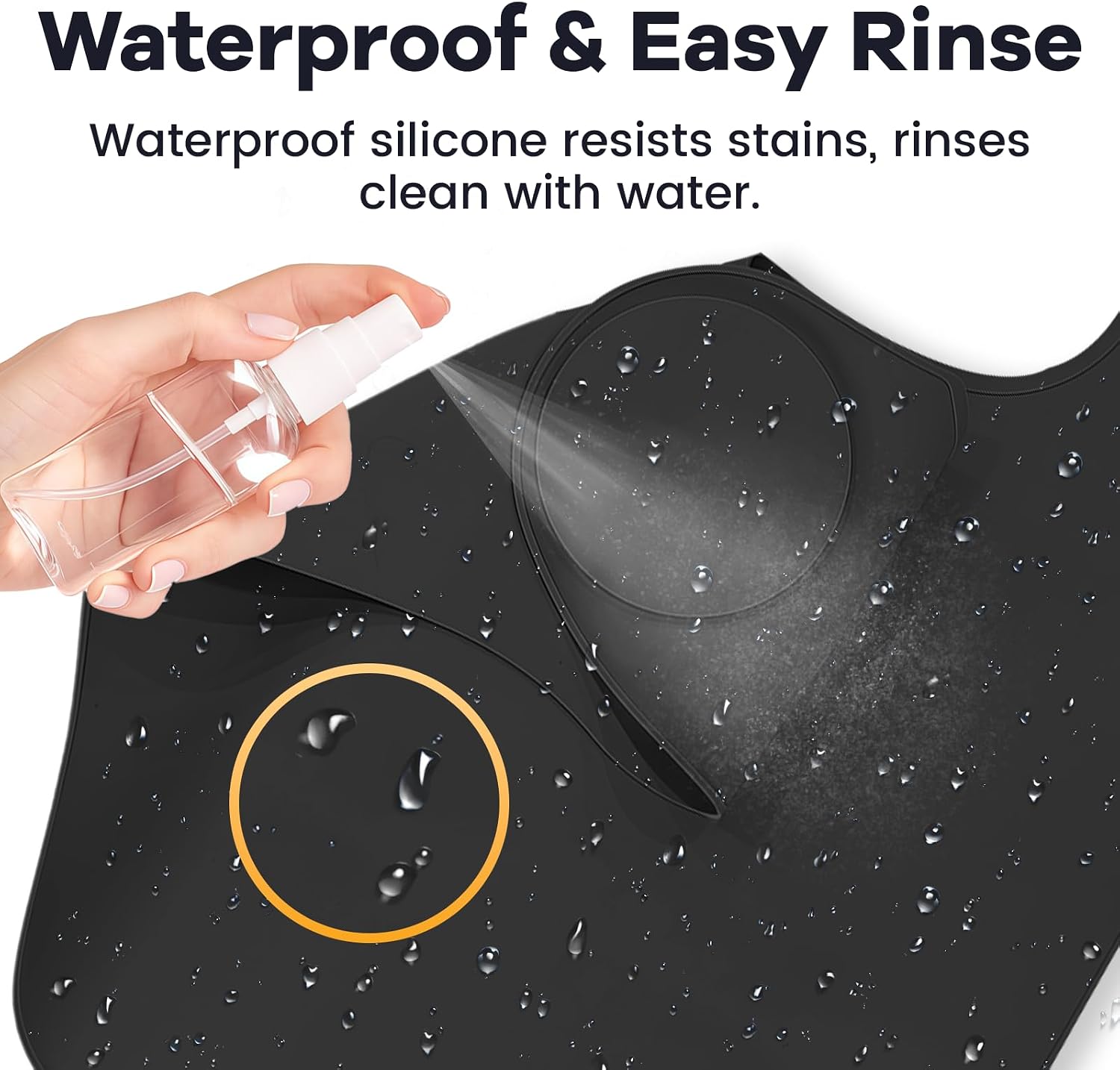 Wokyo Silicone Hair Cutting Collar, Non-slip Hair Cutting Mat Haircut Cape Catcher Neck Wrap Guard Neck Fitting Accessories
