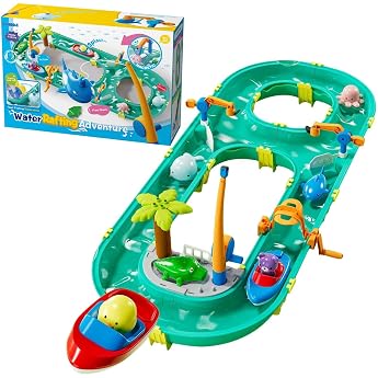Water Table for 4 to 8 Years Water Features Boat Toy for Pool Outdoor Playroom Backyard Camping Picnic Home School Park Rain Birthday Garden
