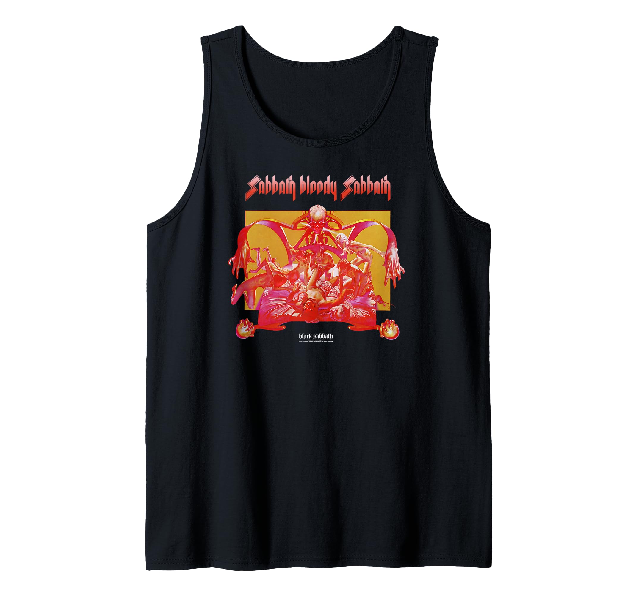 Black Sabbath Tank Top - Classic Rock Band Motto Mit Teufelsengel-Logo