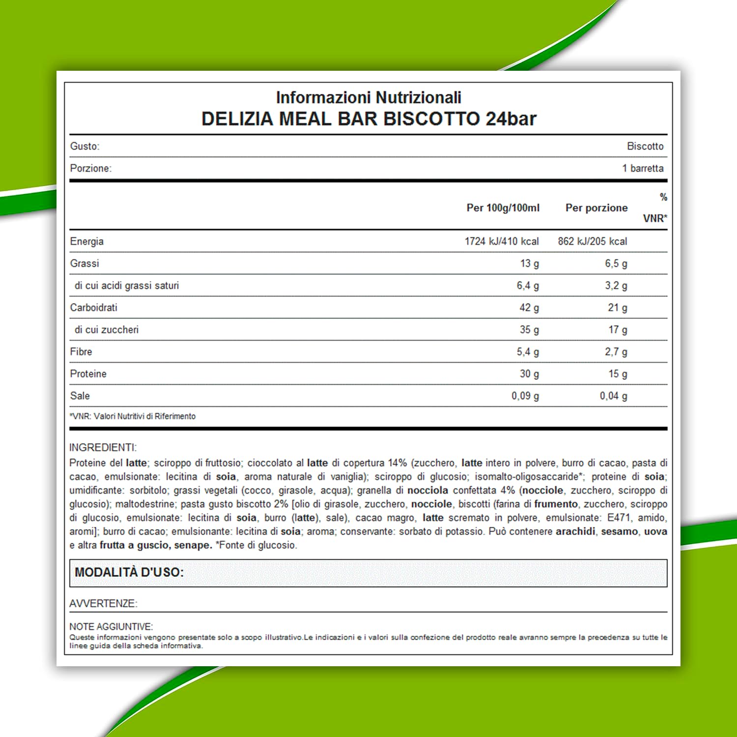 WHY NATURE DELIZIA MEAL BAR - Barretta Proteica Ricoperta al Cioccolato - Snack Proteici Gusto Biscotto - Box da 24 Pezzi - 50 gr