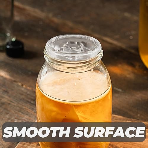 Miniatura 6 de Tofficu Tapa de vidrio con peso de fermentación para frascos Mason de boca ancha, peso de decapado para chucrut Kimchi enlatado Pesos de vidrio de