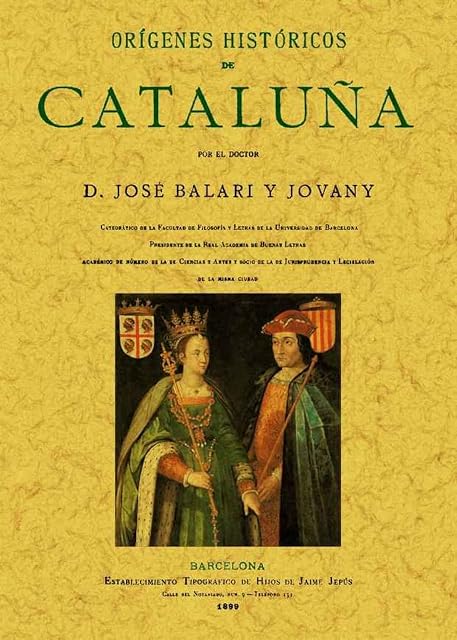 Portada de Origenes Historicos de Cataluña