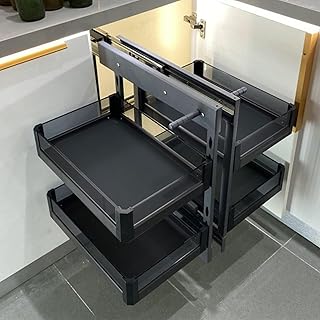 Gabinete organizador com divisórias e prateleiras ajustáveis