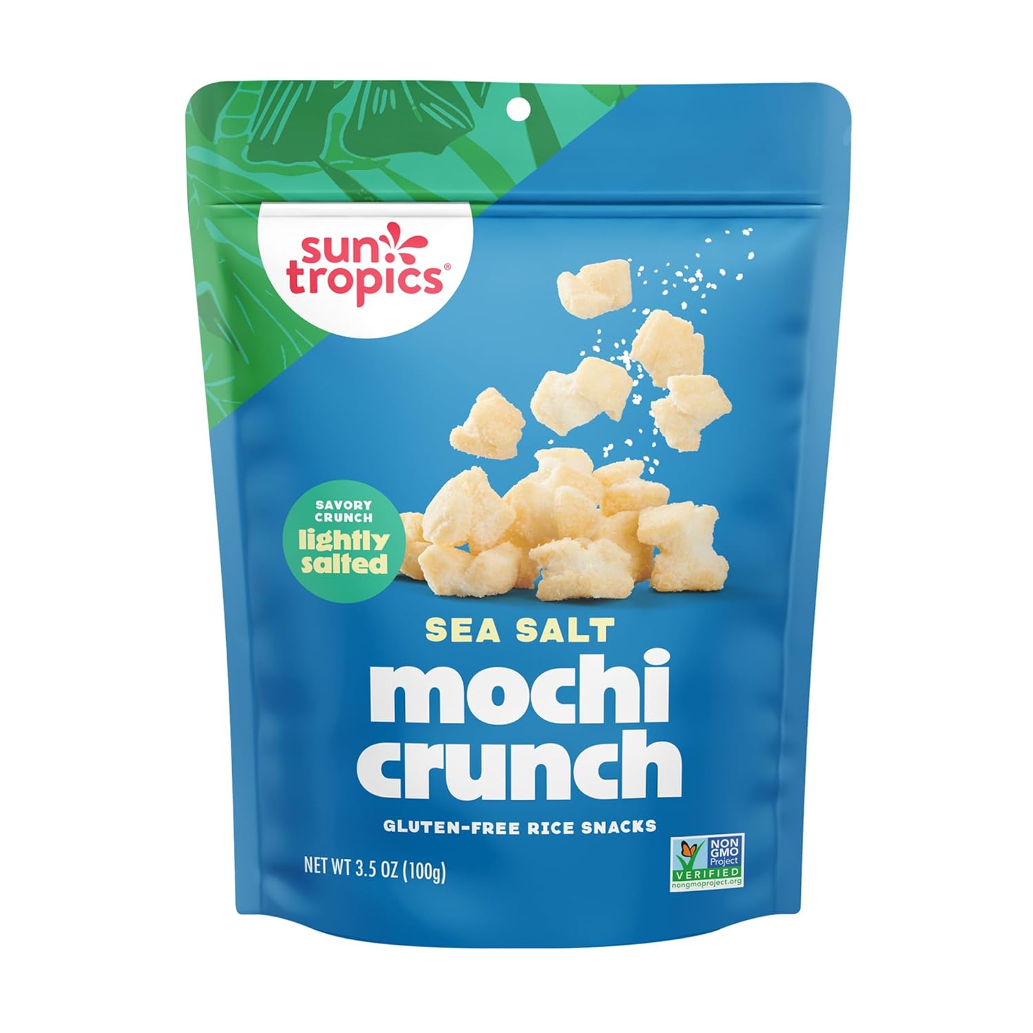 Sun Tropics Mochi Snack Bites, Variety Pack- 3.5 oz (6 Pack) - Crunchy Mochi Snacks - Gluten Free & Dairy Free, No MSG - Asian Rice Snacks
