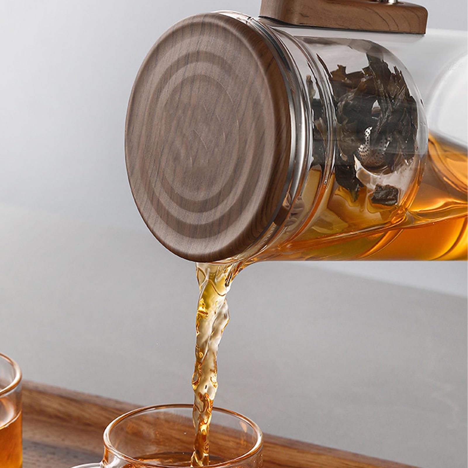Fockety Magnetische Teekanne mit Tee-Ei für Losen Tee, 1,5 Liter, für Teezubereitung (FY520D)