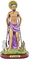 San Lazaro Saint Lazarus 5-Inch Resin Statue - Catholic Home Decor Sculpture & Gift from Statue Supplier
