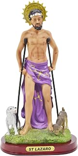 San Lazaro Saint Lazarus 5-Inch Resin Statue - Catholic Home Decor Sculpture & Gift from Statue Supplier