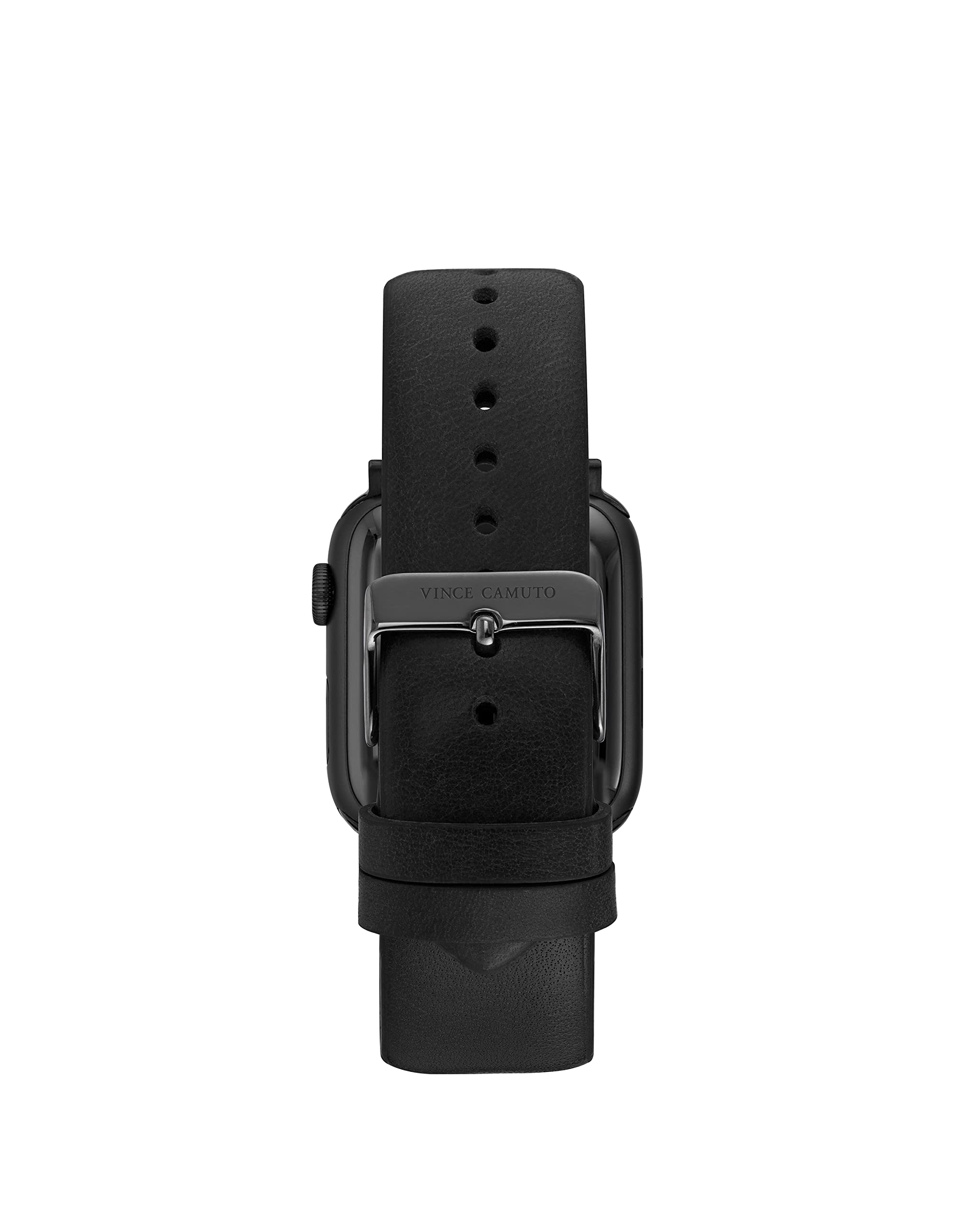 Vince Camuto Bracelet tendance pour Apple Watch, sûr, réglable, s'adapte à la plupart des poignets, gris foncé