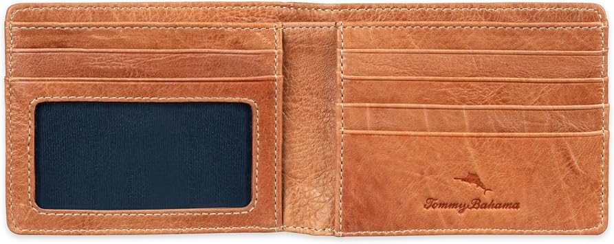 Tommy Bahama Men's Crunch Leather Slimfold Wallet