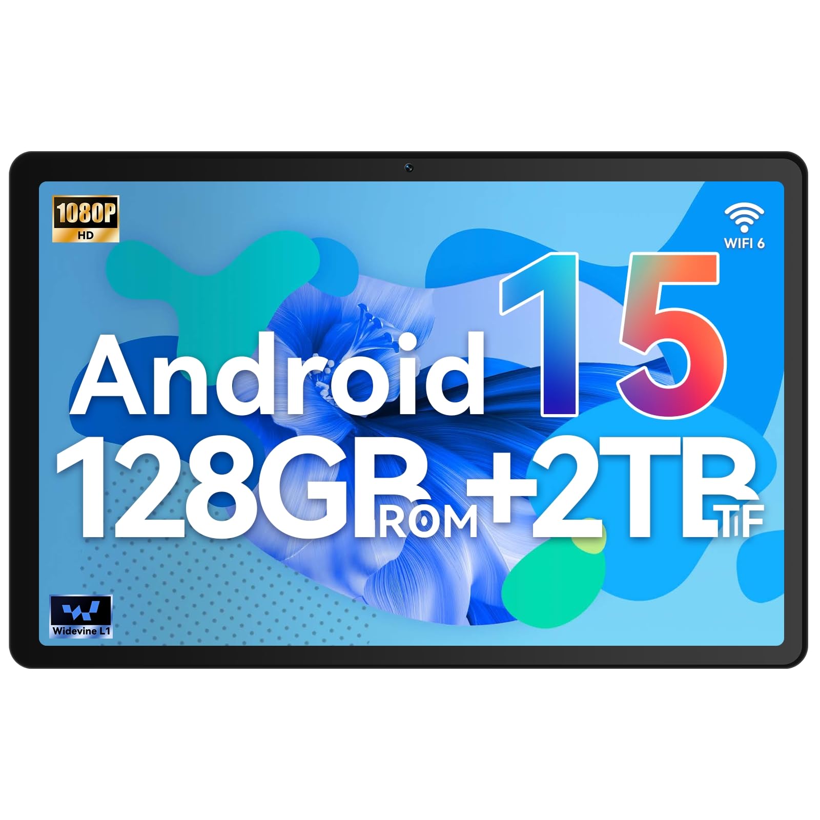 Gleeso Tablet Android 15, Tablet 10 Inch with 30GB RAM+128GB ROM | Octa-Core A733 Processor | WiFi 6 | Android Tablets 10 Inch with 6200mAh | Bluetooth 5.4 | OTG | PC Mode(Gray) - 1
