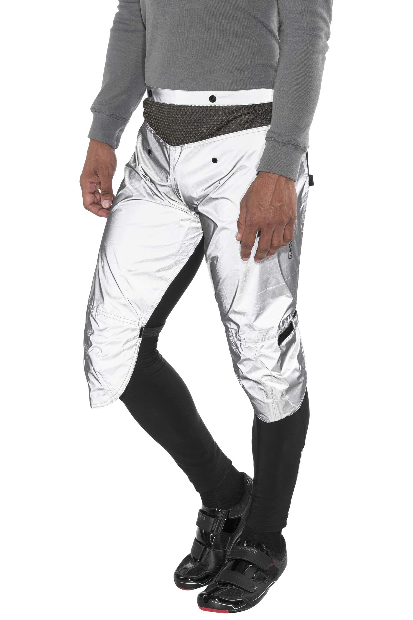 Cicli Bonin Unisex's Rainlegs, Reflective, One Size