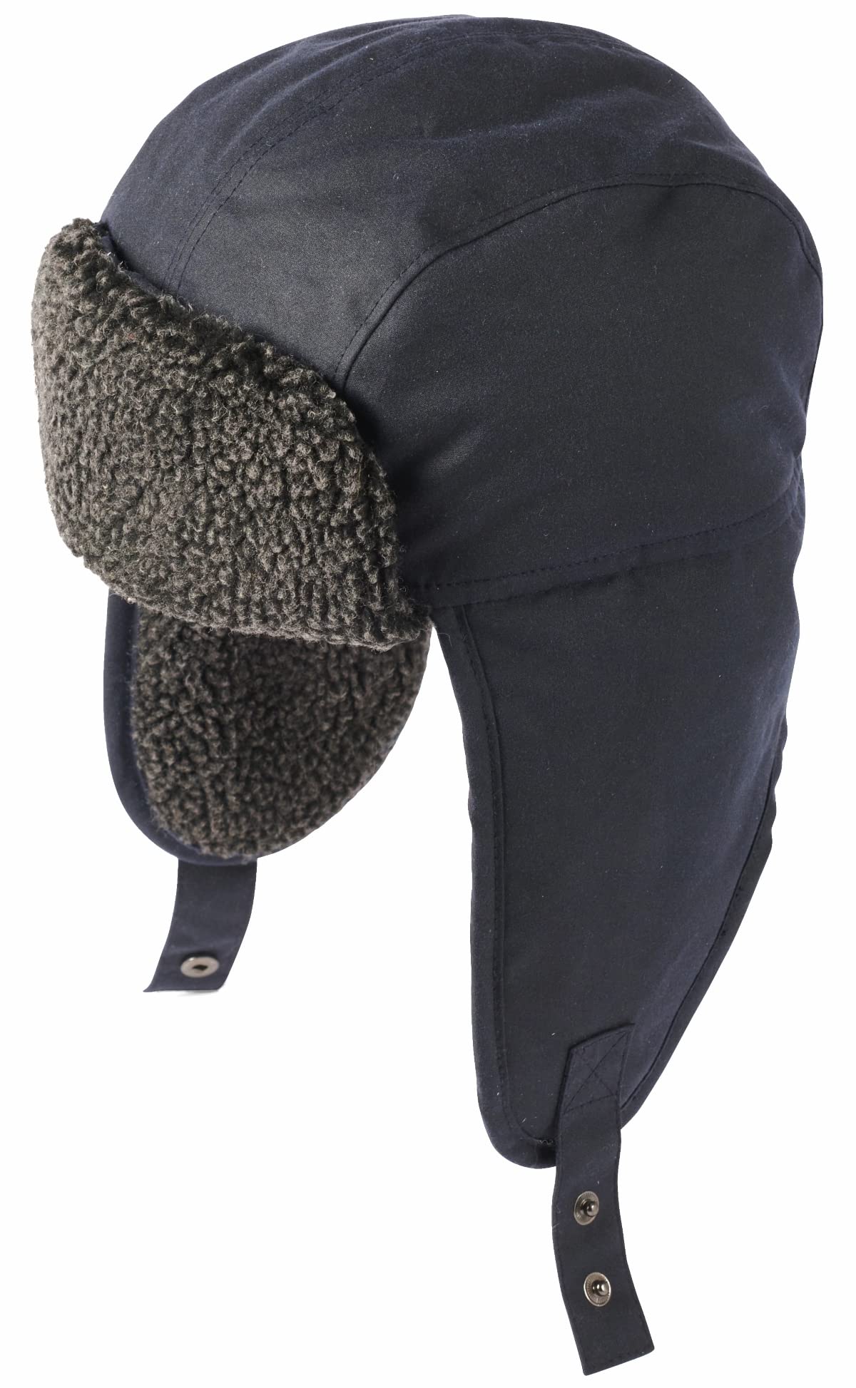 Failsworth Millinery Wax Trapper in Navy, Size: Large-XL
