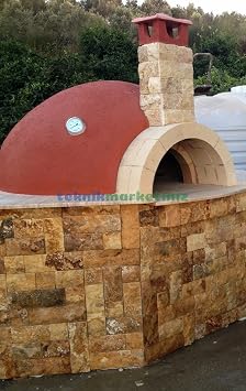 PAKKENS 500 C° Derece Fırın, Kazan, Ekmek Fırını, Bahçe Fırını, Köy Fırını, Pide Fırını, Pizza Fırını, Köy Fırını, Kara Fırın, Taş Fırın Termometresi 0-500 C° Analog Sıcaklık Ölçer, Paslanmaz Çelik Çerçeveli ve Problu(Termovilli), 500 C° Bi-Metal Termometre, TeknikMarketiniz TM725.208 (Ø100mm Çaplı, 70 cm Dalma Boylu)