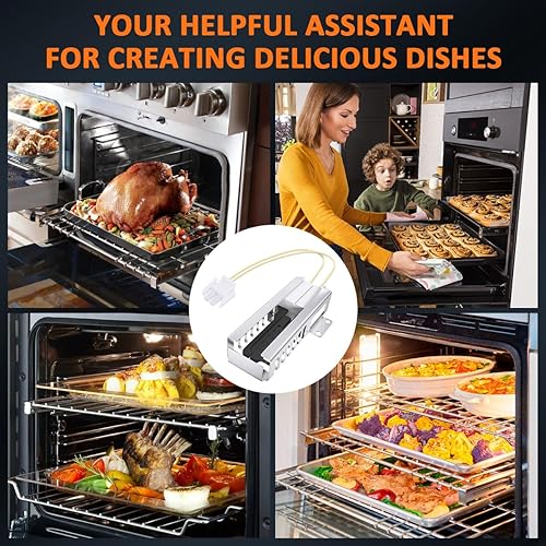 Miniatura 7 de WKZO Encendedor de horno de gas DG94-00520A compatible con horno de gama Samsung NX58H5600SS NX58H5650WS, sustituye a WB13K21 Norton 501a apto para