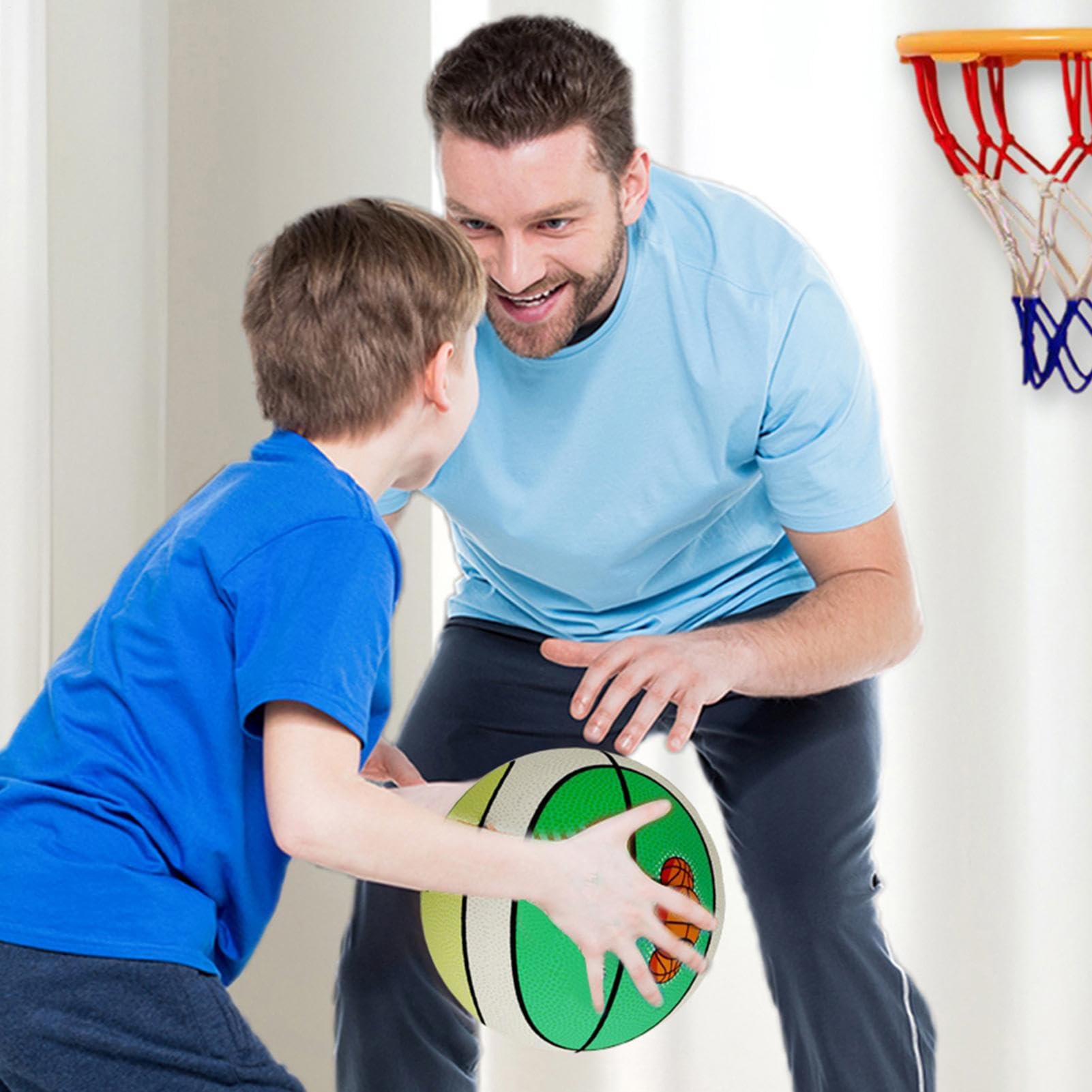 Générique Pallacanestro Silenzioso | Pallone Silenzioso per Interni - Pallina in Schiuma Giocattolo 3-12 Anni Assorbimento degli Urti per Giochi Collettivi Casa Scuola Camera Pavimento Pavimento