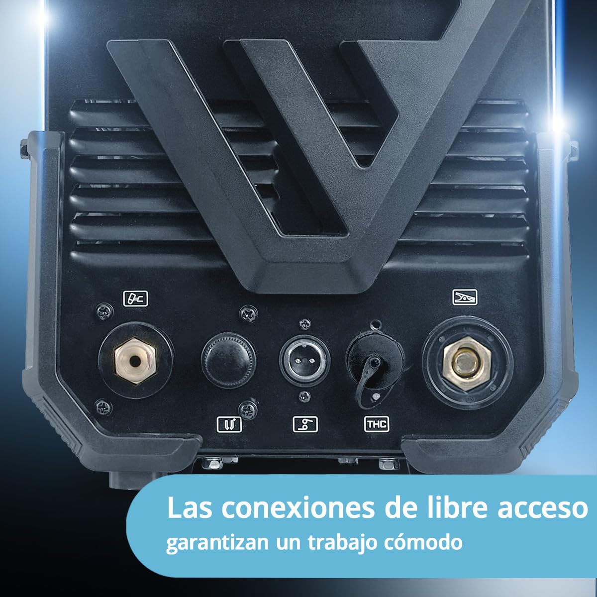 STAHLWERK Cortador de plasma CUT 80 P Digital – 80 A, capacidad de corte hasta 25 mm, Inverter Plasma Cutter con encendido HF Pilot, interfaz THC para control de altura CNC