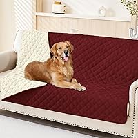 Vista 30 de Smiry Funda Impermeable para Cama de Perro Manta para Mascotas, Manta Suave y Lavable para Perros para Muebles Cama Sofá Sillón Reversible, a