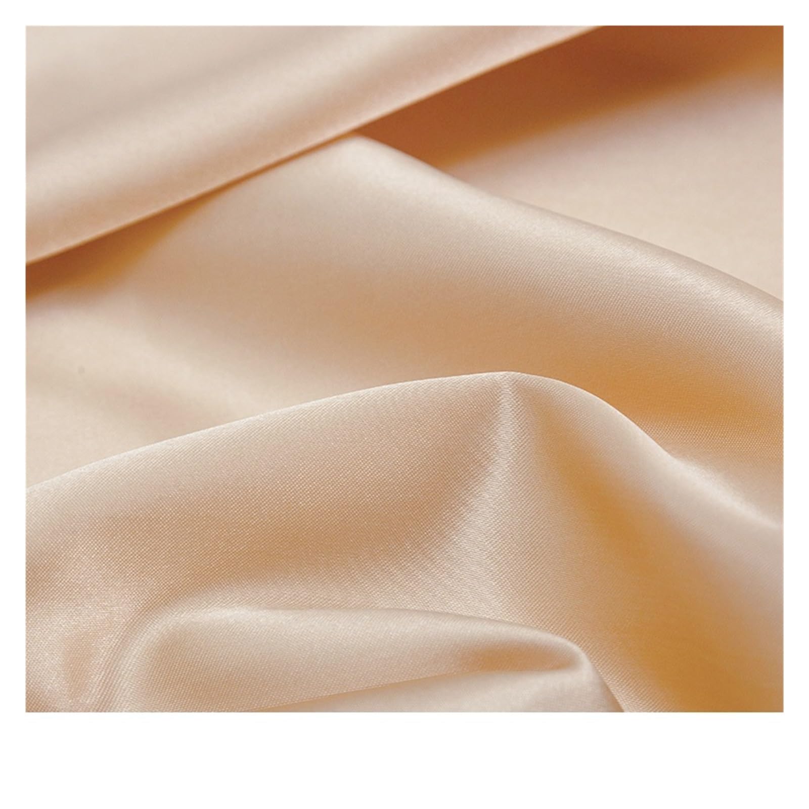 Satin Fabric Lining Soft and Shiny Silk-Like Material,for Clothing, Garments, DIY Craft, Wrapping(Color31,50X150cm)