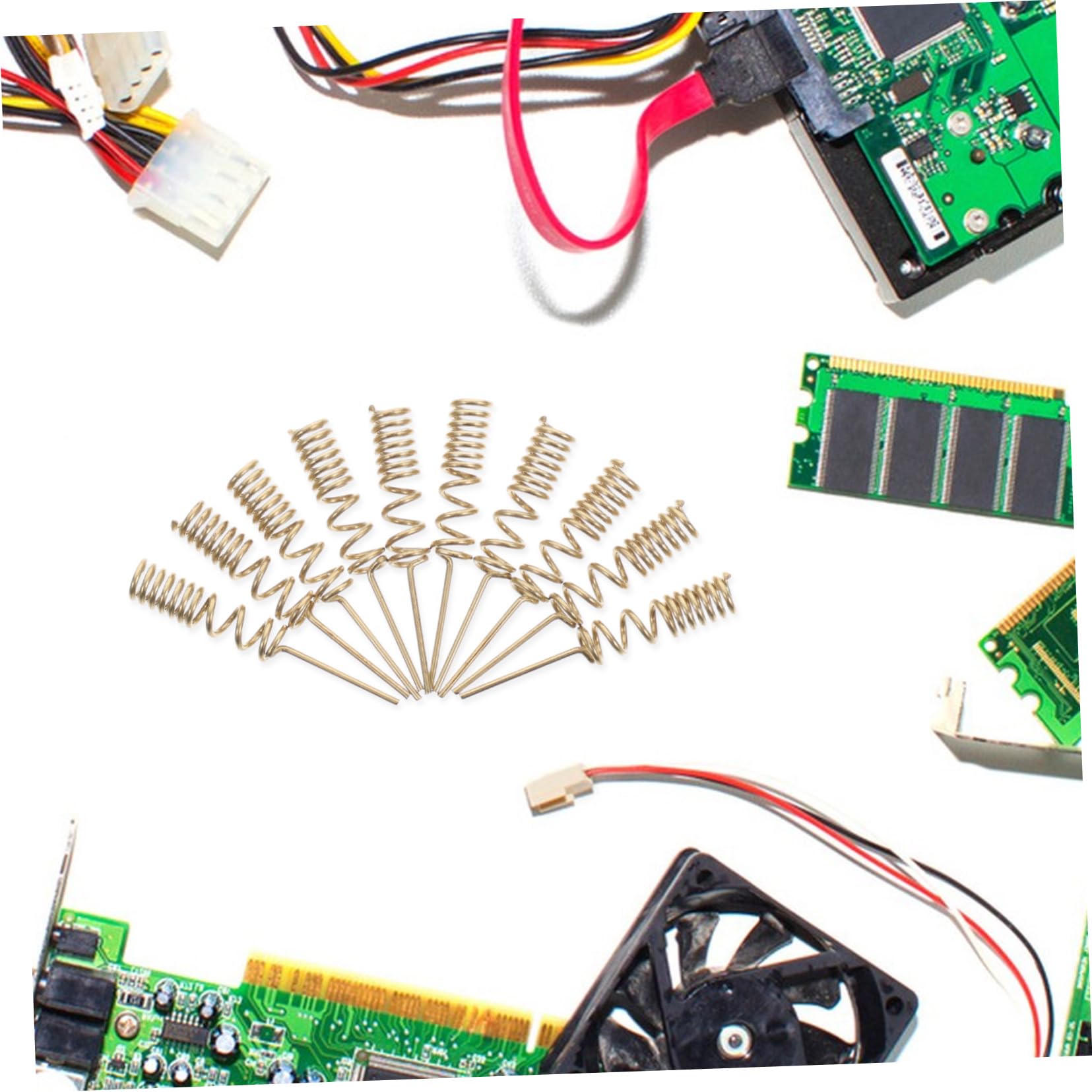 Spirale in Rame Fosforoso 10 Pezzi per Potenziamento Segnale Wireless Router Antenna Installazione Facile