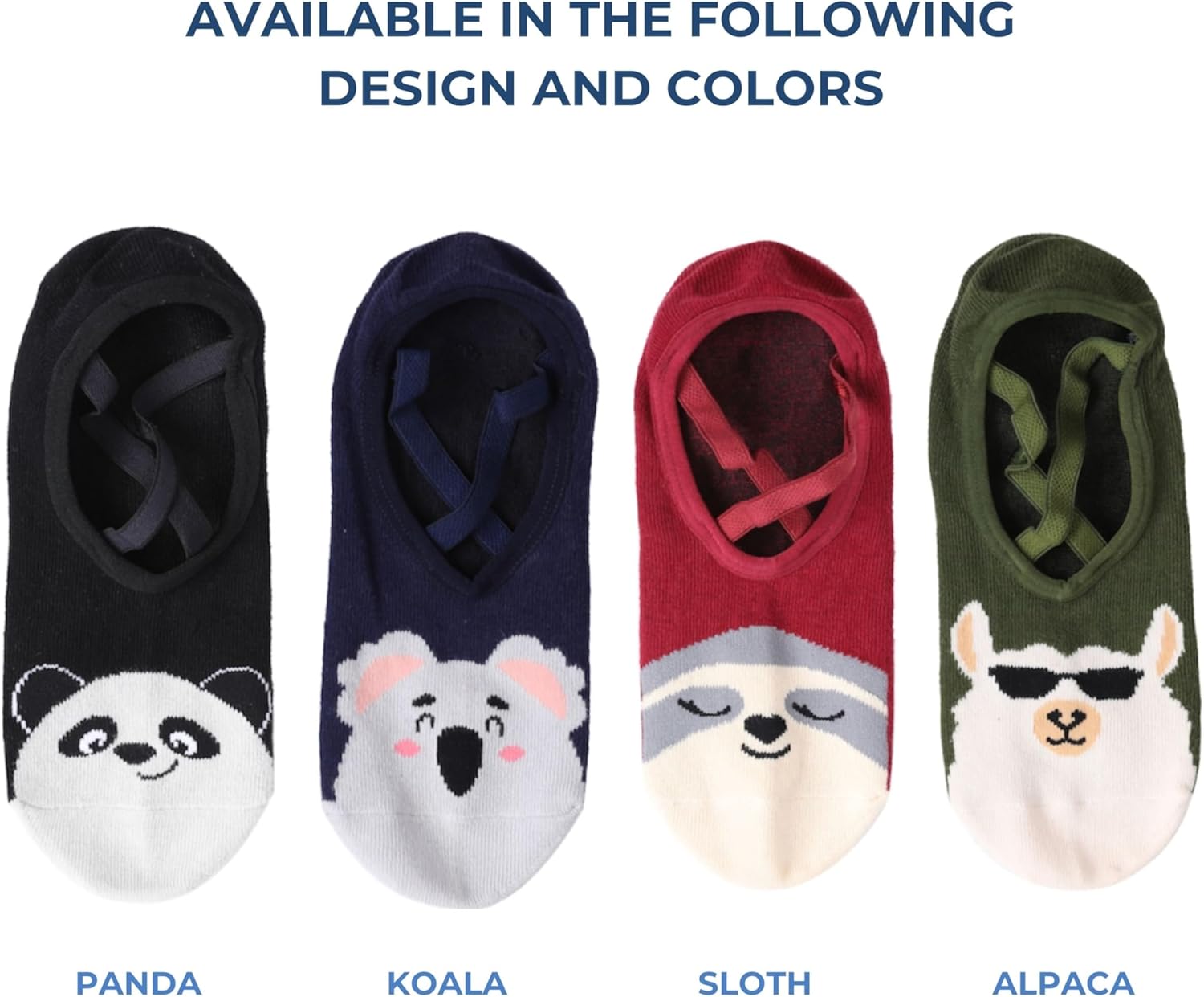 Non-Slip Socks Yoga Barre Pilates Hospital Maternity Sock w/Grips for Women Men - Image 6